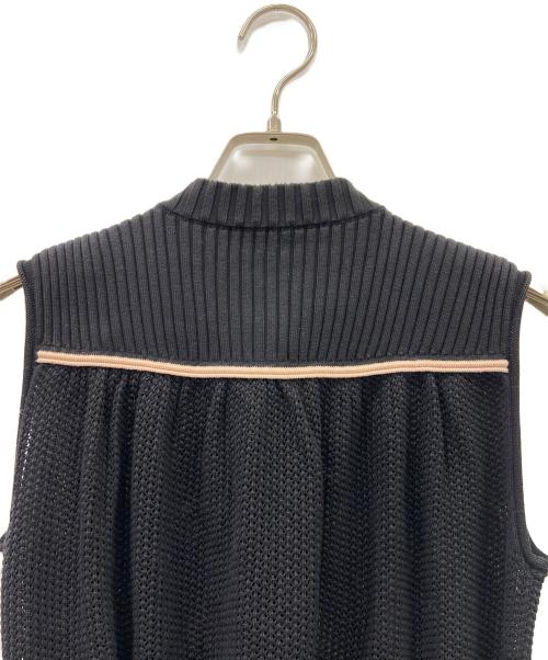 FENDI（フェンディ）FENDI (フェンディ) ジレ ブラック×ベージュ サイズ:38の古着・服飾アイテム