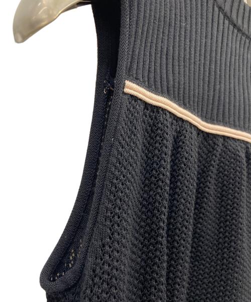 FENDI（フェンディ）FENDI (フェンディ) ジレ ブラック×ベージュ サイズ:38の古着・服飾アイテム