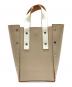HENDER SCHEME（エンダースキーマ）の古着「Hender Scheme　assemble hand bag tall　トートバッグ」｜ベージュ×ホワイト