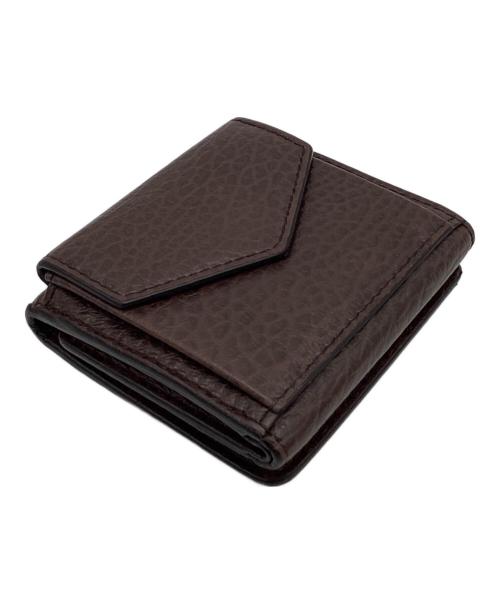Maison Margiela（メゾンマルジェラ）Maison Margiela (メゾンマルジェラ) Maison Margiela 　3つ折り財布 ブラウンの古着・服飾アイテム