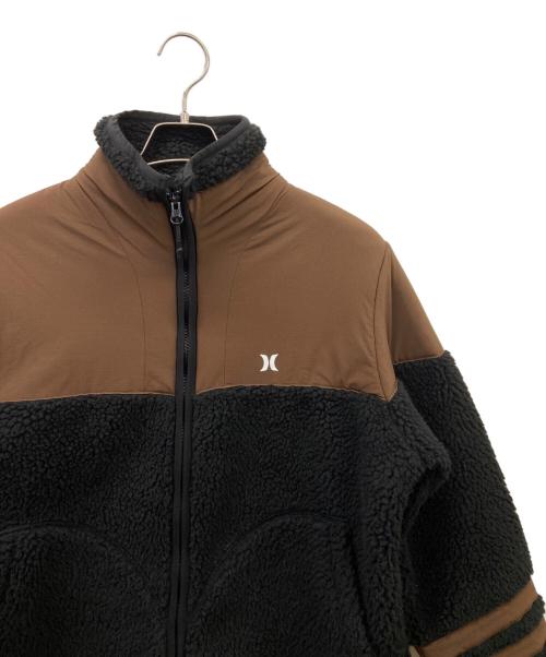 HURLEY（ハーレー）HURLEY (ハーレー) HURLEY　インサレイテッドジャケット ブラック×ブラウン サイズ:Mの古着・服飾アイテム