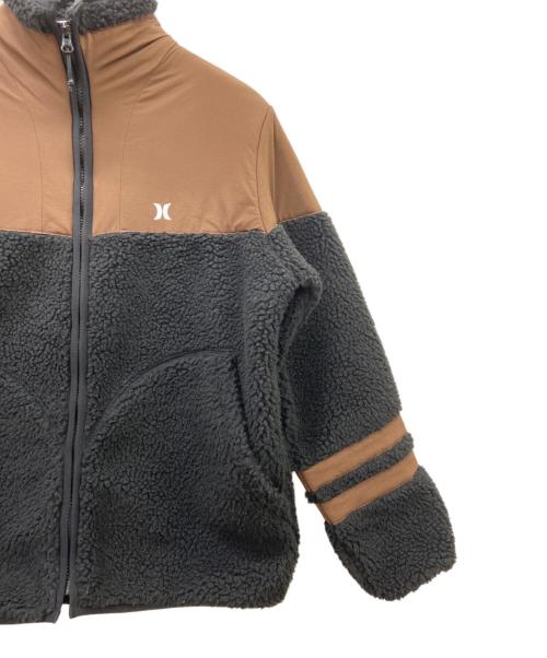 HURLEY（ハーレー）HURLEY (ハーレー) HURLEY　インサレイテッドジャケット ブラック×ブラウン サイズ:Mの古着・服飾アイテム