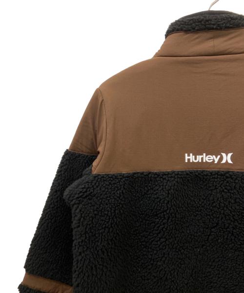 HURLEY（ハーレー）HURLEY (ハーレー) HURLEY　インサレイテッドジャケット ブラック×ブラウン サイズ:Mの古着・服飾アイテム