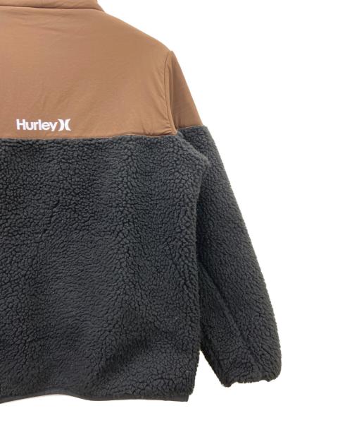 HURLEY（ハーレー）HURLEY (ハーレー) HURLEY　インサレイテッドジャケット ブラック×ブラウン サイズ:Mの古着・服飾アイテム