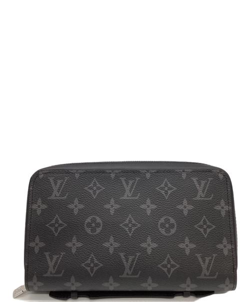 LOUIS VUITTON（ルイ ヴィトン）LOUIS VUITTON (ルイヴィトン) LOUIS VUITTON　モノグラム・エクリプス　ジッピーEX セカンドバッグ ブラックの古着・服飾アイテム