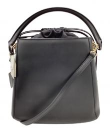 LADYMADE（レディメイド）の古着「LADYMADE　カウ　2WAYショルダーバッグ」｜ブラック