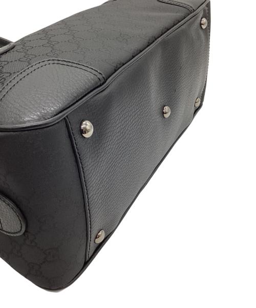 GUCCI（グッチ）GUCCI (グッチ) GUCCI　シェリーライン　ミニボストンバッグ ブラックの古着・服飾アイテム