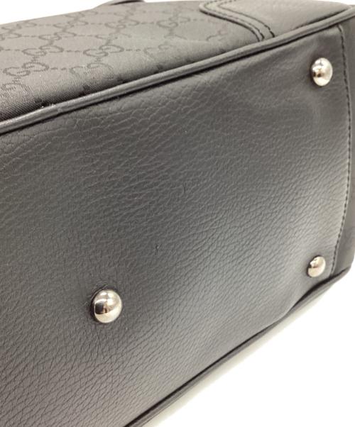 GUCCI（グッチ）GUCCI (グッチ) GUCCI　シェリーライン　ミニボストンバッグ ブラックの古着・服飾アイテム