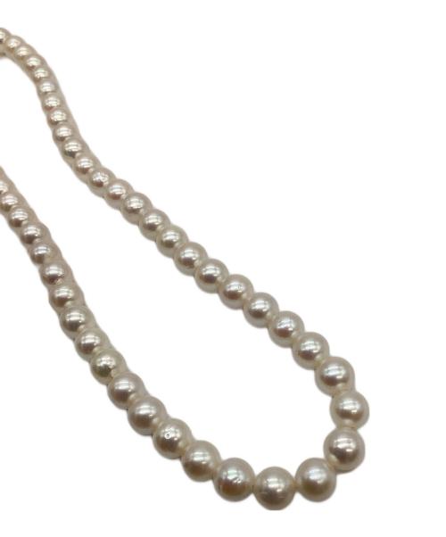 ノーブランド（ノーブランド）ノーブランド (ノーブランド) パールモチーフ ホワイト×シルバーの古着・服飾アイテム