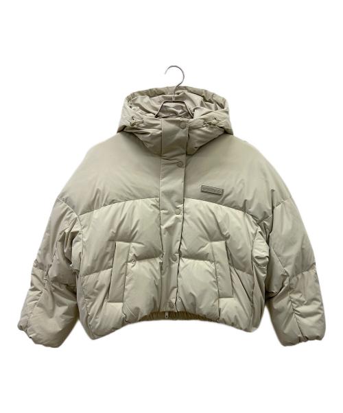 adidas（アディダス）adidas (アディダス) ダウンジャケット アイボリー サイズ:Sの古着・服飾アイテム
