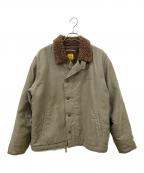 HOUSTONヒューストン）の古着「N1デッキジャケット」｜オリーブ
