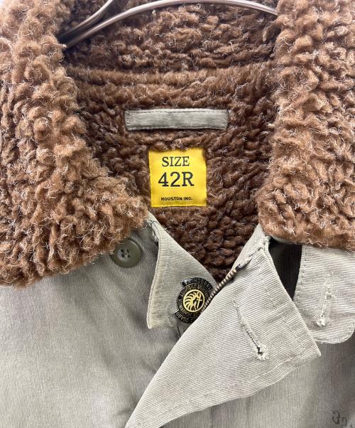 HOUSTON（ヒューストン）HOUSTON (ヒューストン) N1デッキジャケット オリーブ サイズ:42の古着・服飾アイテム