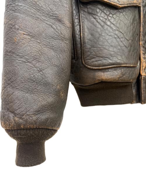 AVIREX（アヴィレックス）AVIREX (アヴィレックス) A2レザージャケット ブラウン サイズ:XSの古着・服飾アイテム