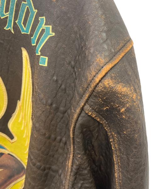 AVIREX（アヴィレックス）AVIREX (アヴィレックス) A2レザージャケット ブラウン サイズ:XSの古着・服飾アイテム