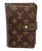 LOUIS VUITTONルイ ヴィトン）の古着「LOUIS VUITTON　モノグラム　ポルトパピエ・ジップ　2つ折り財布」｜ブラウン