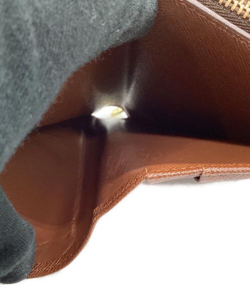 LOUIS VUITTON（ルイ ヴィトン）LOUIS VUITTON (ルイ ヴィトン) LOUIS VUITTON　モノグラム　ポルトパピエ・ジップ　2つ折り財布 ブラウンの古着・服飾アイテム