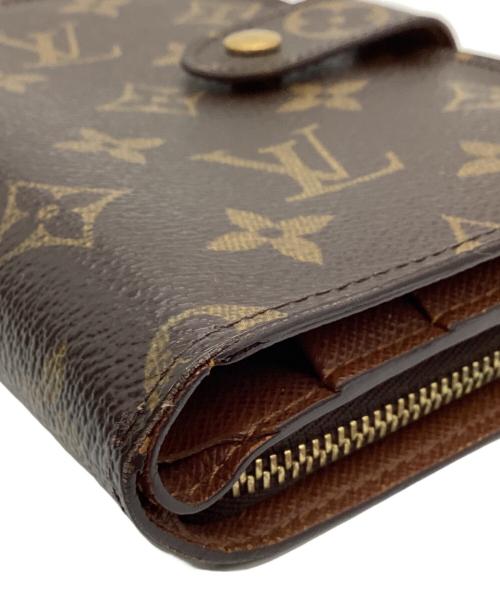 LOUIS VUITTON（ルイ ヴィトン）LOUIS VUITTON (ルイ ヴィトン) LOUIS VUITTON　モノグラム　ポルトパピエ・ジップ　2つ折り財布 ブラウンの古着・服飾アイテム