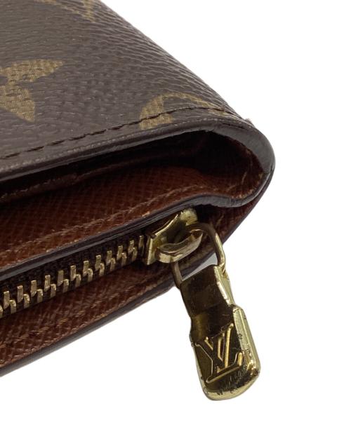 LOUIS VUITTON（ルイ ヴィトン）LOUIS VUITTON (ルイ ヴィトン) LOUIS VUITTON　モノグラム　ポルトパピエ・ジップ　2つ折り財布 ブラウンの古着・服飾アイテム