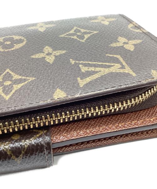 LOUIS VUITTON（ルイ ヴィトン）LOUIS VUITTON (ルイ ヴィトン) LOUIS VUITTON　モノグラム　ポルトパピエ・ジップ　2つ折り財布 ブラウンの古着・服飾アイテム