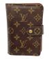 LOUIS VUITTON（ルイ ヴィトン）の古着「LOUIS VUITTON　モノグラム　ポルトパピエ・ジップ　2つ折り財布」｜ブラウン