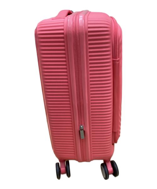AMERICAN TOURISTER（アメリカンツーリスター）AMERICAN TOURISTER (アメリカンツーリスター) AMERICAN TOURISTER　ANTIMICROBIAL TECHNOLOGY　キャリーバッグ ピンクの古着・服飾アイテム