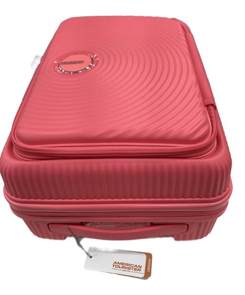 AMERICAN TOURISTER（アメリカンツーリスター）AMERICAN TOURISTER (アメリカンツーリスター) AMERICAN TOURISTER　ANTIMICROBIAL TECHNOLOGY　キャリーバッグ ピンクの古着・服飾アイテム
