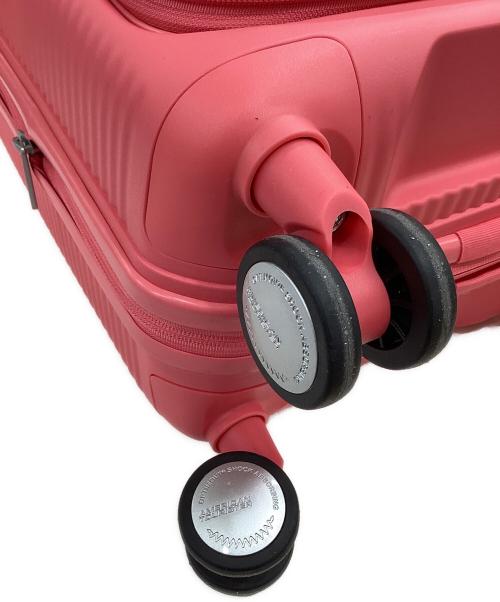 AMERICAN TOURISTER（アメリカンツーリスター）AMERICAN TOURISTER (アメリカンツーリスター) AMERICAN TOURISTER　ANTIMICROBIAL TECHNOLOGY　キャリーバッグ ピンクの古着・服飾アイテム