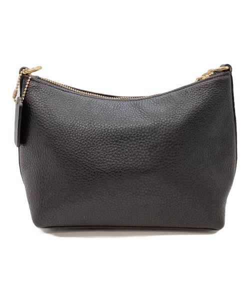 COACH（コーチ）COACH (コーチ) ロゴ型押しハンドバッグ ブラックの古着・服飾アイテム