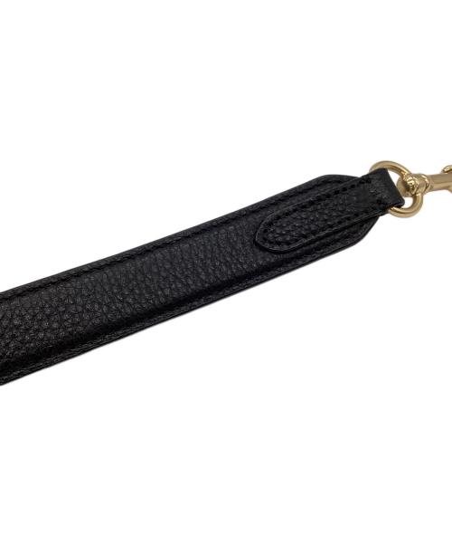 COACH（コーチ）COACH (コーチ) ロゴ型押しハンドバッグ ブラックの古着・服飾アイテム