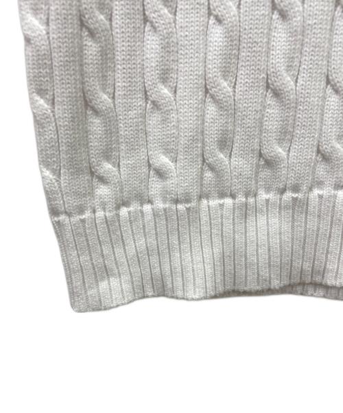 POLO RALPH LAUREN（ポロ・ラルフローレン）POLO RALPH LAUREN (ポロ・ラルフローレン) 厚手ニット ホワイト サイズ:Sの古着・服飾アイテム