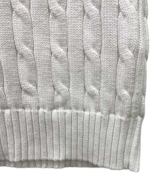 POLO RALPH LAUREN（ポロ・ラルフローレン）POLO RALPH LAUREN (ポロ・ラルフローレン) 厚手ニット ホワイト サイズ:Sの古着・服飾アイテム