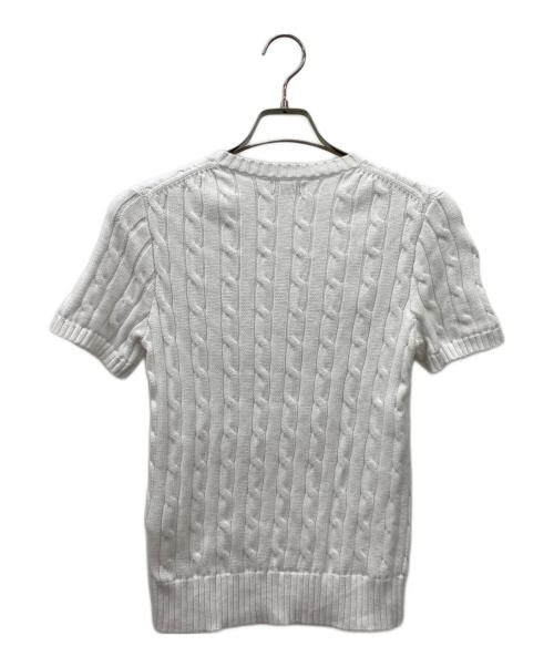 POLO RALPH LAUREN（ポロ・ラルフローレン）POLO RALPH LAUREN (ポロ・ラルフローレン) 厚手ニット ホワイト サイズ:Sの古着・服飾アイテム