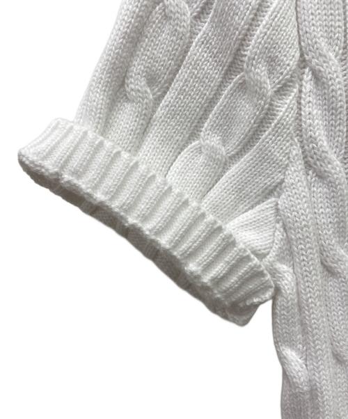 POLO RALPH LAUREN（ポロ・ラルフローレン）POLO RALPH LAUREN (ポロ・ラルフローレン) 厚手ニット ホワイト サイズ:Sの古着・服飾アイテム