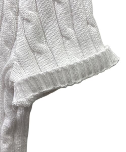 POLO RALPH LAUREN（ポロ・ラルフローレン）POLO RALPH LAUREN (ポロ・ラルフローレン) 厚手ニット ホワイト サイズ:Sの古着・服飾アイテム