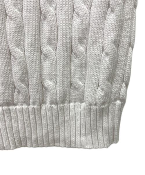 POLO RALPH LAUREN（ポロ・ラルフローレン）POLO RALPH LAUREN (ポロ・ラルフローレン) 厚手ニット ホワイト サイズ:Sの古着・服飾アイテム