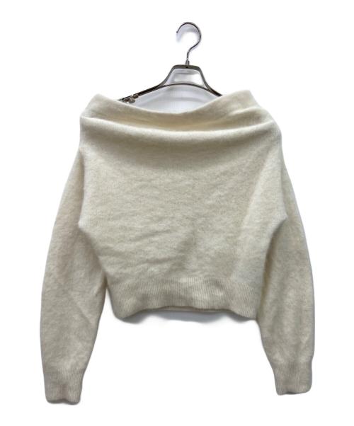 Snidel（スナイデル）Snidel (スナイデル) 厚手ニット ホワイト サイズ:1の古着・服飾アイテム