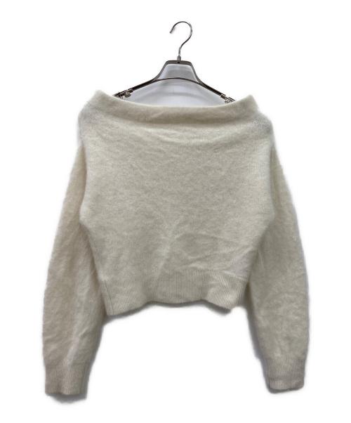 Snidel（スナイデル）Snidel (スナイデル) 厚手ニット ホワイト サイズ:1の古着・服飾アイテム