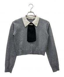 Snidel（スナイデル）の古着「薄手カーディガン」｜グレー