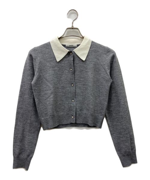 Snidel（スナイデル）Snidel (スナイデル) 薄手カーディガン グレー サイズ:ONEの古着・服飾アイテム