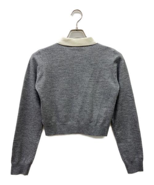 Snidel（スナイデル）Snidel (スナイデル) 薄手カーディガン グレー サイズ:ONEの古着・服飾アイテム