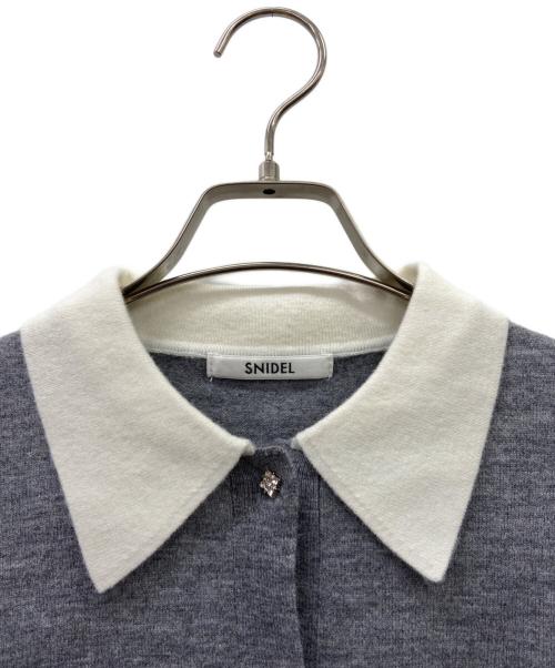 Snidel（スナイデル）Snidel (スナイデル) 薄手カーディガン グレー サイズ:ONEの古着・服飾アイテム