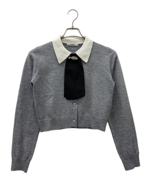 Snidel（スナイデル）Snidel (スナイデル) 薄手カーディガン グレー サイズ:ONEの古着・服飾アイテム