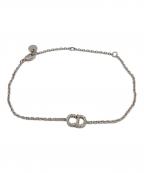 Christian Diorクリスチャン ディオール）の古着「Christian Dior　CDロゴブレスレット」｜シルバーカラー