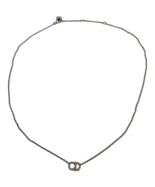 Christian Dior（クリスチャン ディオール）Christian Dior (クリスチャン ディオール) CDロゴネックレス シルバーカラーの古着・服飾アイテム