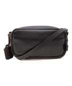 Herzヘルツ）の古着「Herz　レザー　ショルダーバッグ」｜ブラック