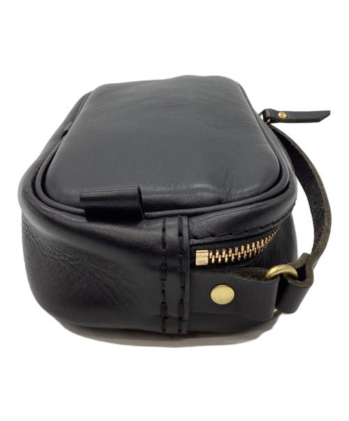 Herz（ヘルツ）Herz (ヘルツ) Herz　レザー　ショルダーバッグ ブラックの古着・服飾アイテム