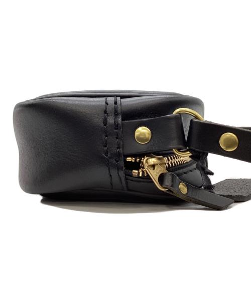 Herz（ヘルツ）Herz (ヘルツ) Herz　レザー　ショルダーバッグ ブラックの古着・服飾アイテム