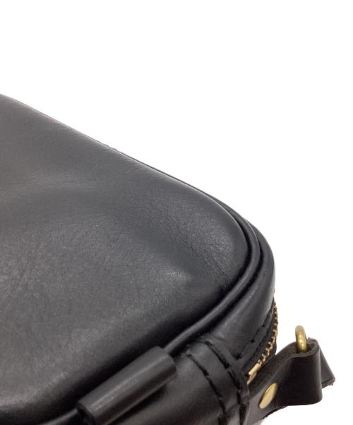 Herz（ヘルツ）Herz (ヘルツ) Herz　レザー　ショルダーバッグ ブラックの古着・服飾アイテム