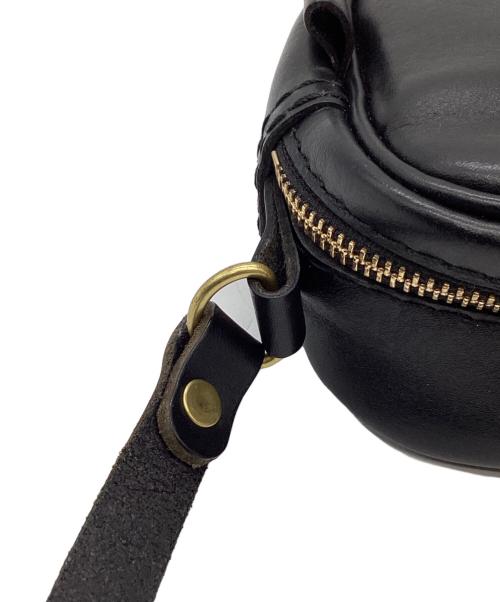 Herz（ヘルツ）Herz (ヘルツ) Herz　レザー　ショルダーバッグ ブラックの古着・服飾アイテム