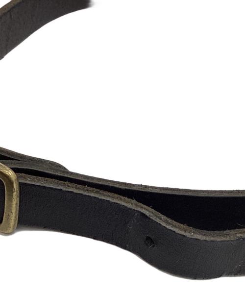 Herz（ヘルツ）Herz (ヘルツ) Herz　レザー　ショルダーバッグ ブラックの古着・服飾アイテム